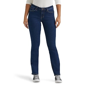 lee women39s petite classic-fit monroe straight-leg jean