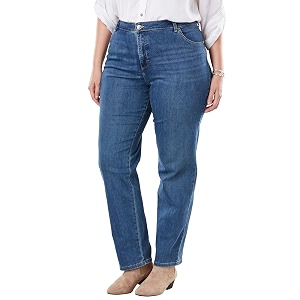 lee women39s petite classic-fit monroe straight-leg jean