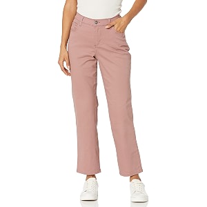 Lee Womens Petite Relaxed Fit Straight Leg