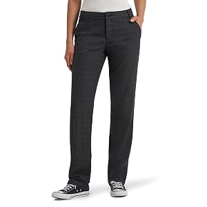 Lee Womens Petite Relaxed Fit Straight Leg