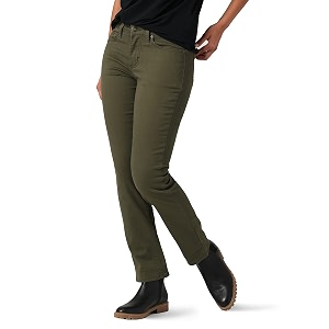 Lee Womens Regular Fit Straight Leg Jean