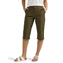 Lee Women's Ultra Lux Comfort with Flex-to-go Utility Skimmer Capri Pant
