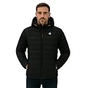 Leebonee Mens Solid Quilted Puffer Jacket with