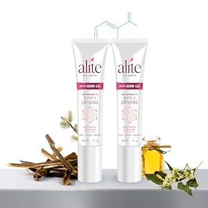 alite anti-acne gel for pimple treatment  acne spot corrector with 5 niacinamide pc  6 silanediol salicylate  reduces active pimples inflammation amp scars  dermatologically tested  15g each  pack of 2 