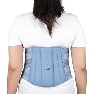 leeford ortho lumbo sacral back support belt for lower back pain size l