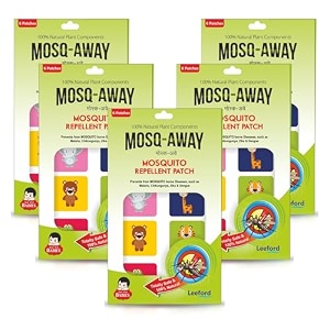 leeford mosq away mosquito repellent patches pack of 5 30 patches