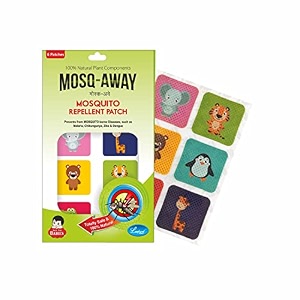 leeford mosq away mosquito repellent patches - pack of 6 36 patches  mosquito patches for baby  mosquito repellent for kids  8 hrs protection  for kids babies amp adults