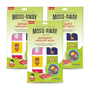 leeford mosq away mosquito repellent patches pack of 3 18 patches