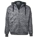 LeeHanTon Heavyweight Hoodies for Men Jackets Comfy Sherpa Lined Zip Up Hoodie Coats with Pockets Outerwear