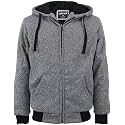 LeeHanTon Heavyweight Hoodies for Men Jackets Comfy Sherpa Lined Zip Up Hoodie Coats with Pockets Outerwear