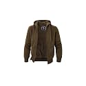 LeeHanTon Heavyweight Hoodies for Men Jackets Comfy Sherpa Lined Zip Up Hoodie Coats with Pockets Outerwear