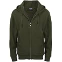 LeeHanTon Mens Zip Up Fleece Jacket Lightweight Hoodies Casual Soft Full Zip Coats with Pockets Plus Size S-5XL Big&amp;Tall