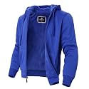 LeeHanTon Sherpa Lined Hoodies for Men Heavyweight Full Zip Up Sweatshirt Thick Fleece Winter Warm Work Jackets Plus Size