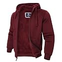 LeeHanTon Sherpa Lined Hoodies for Men Heavyweight Full Zip Up Sweatshirt Thick Fleece Winter Warm Work Jackets Plus Size