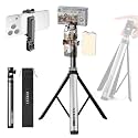 LEEKAI LK56 84" Auto Pop-Up Light Stand Tripod with 1/4" Screw&amp;Phone Holder