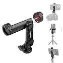 LEEKAI PH16 Tripod Phone Mount with 2 Cold Shoe and 1/4" Screw