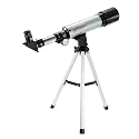 LEELA'S 90X Zoom Astronomical Land and Sky Refractor Telescope Seeing Planets and Stars Moon Optical Glass Metal Tube with Tripod