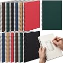 Leelosp 12 Pcs Blank Sketch Books 5.1" X 7.5" Multicolor Unlined Drawing Spiral Notebook Bulk Back to School Gift Soft Cover Student Sketchbook Memo Notepad for Drawing Art 60 Pages/30 Sheets 100GSM