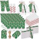 Leelosp 24 Sets Christmas Candy Hand Cream Lip Balm Nail File Gifts Bulk