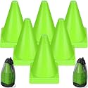 Leelosp 48 Pack Plastic Traffic Cones, Kids Sport