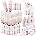 Leelosp 50 Sets Baby Shower Hand Cream Party Favors Pink Flower Gift
