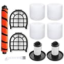 Leemone LZ600 Brush &amp; Filter Kit for Shark APEX UpLight DuoClean, 10 Pack