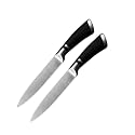 Santoku Knife, Kitchen Knife Ultra Sharp Asian Knife Japanese Chef Knife - Ergonomic Handle, Best Choice for Home Kitchen and Restaurant (Small, 2PCS)