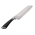 Santoku Knife, Kitchen Knife Ultra Sharp Asian Knife Japanese Chef Knife - Ergonomic Handle, Best Choice For Home Kitchen And Restaurant, Silver (Big, 1PCS),Stainless Steel