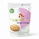 LEEVE Dried Ginger Candy 400g | Natural Digestive & Travel Friendly Spicy-Sweet Ginger Cubes | Mouth Freshener | No Preservatives Added