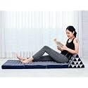 Leewadee Thai Foldable Floor Mat 67 x 21 inches Kapok with Backrest