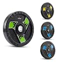 LEEWAY Rubber Weight Plates for Home Gym
