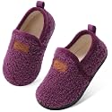 Lefflow Toddler Slippers Boys Girls House Shoes Slip on Baby Sock Shoes Lightweight Outdoor Walking Shoes