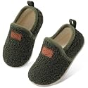Lefflow Toddler Slippers Boys Girls House Shoes Slip on Baby Sock Shoes Lightweight Outdoor Walking Shoes