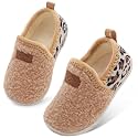 Lefflow Toddler Slippers Boys Girls House Shoes Slip on Baby Sock Shoes Lightweight Outdoor Walking Shoes
