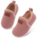 Lefflow Toddler Slippers Boys Girls House Shoes Slip on Baby Sock Shoes Lightweight Outdoor Walking Shoes
