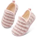Lefflow Toddler Slippers Boys Girls House Shoes Slip on Baby Sock Shoes Lightweight Outdoor Walking Shoes