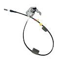 Right Passenger Side Rear Door Upper Latch Cable, Compatible with 1999-2003 Ford F-150, 1997-1999 F-250 Extended Cab, Replaces 6L3Z-18264A26-A, 6L3Z18264A26A