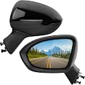 Left Driver Side Rear View Mirror Replacement for Chevrolet Chevy Cruze 2017 2018 2019 2020 2021 2022 2023 - Rearview Mirrors with 3Pins and Electric Adjustment,black.