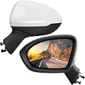 Left Driver Side Rear View Mirror Replacement for Chevrolet Chevy Cruze 2017 2018 2019 2020 2021 2022 2023 - Rearview Mirrors with 3Pins and Electric Adjustment,white.