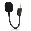 LEFXMOPHY Blackshark V2 Mic Replacement for Razer BlackShark V2 and V2 Pro Wireless Gaming Headset 3.5mm Detachable Game Boom Microphone with Foam