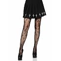 Leg Avenue Women's Dark Alternative Fishnet Tights