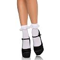Leg Avenue Women's Lace Ruffle Anklet Socks