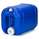 Legacy Food Storage Emergency Water Storage 5 Gallon Water Tank - BPA-Free, Food Grade, Portable, Stackable, Easy Fill - Survival Supply Water Container