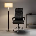 Legacy High Back Office Chair | Ergonomic Design with Adjustable Armrests &amp; Lumbar Support | Premium Executive Finish | Ultra Comfort for Home &amp; Office Use (Midnight Snow)
