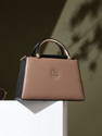 LEGAL BRIBE Khaki Sling Bag D Style Handle Sling Bag
