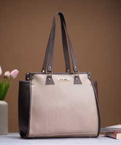LEGAL BRIBE Women Beige Tote