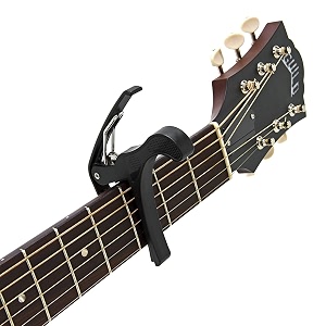 legend39s one handed trigger guitar metal capo quick change for ukulele electric and acoustic guitars alloy sliver