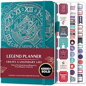Legend Planner Undated Weekly Daily Goal