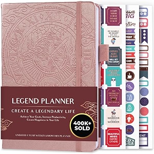Legend Planner Undated Weekly Daily Goal