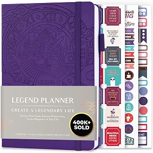 Legend Planner Undated Weekly Daily Goal